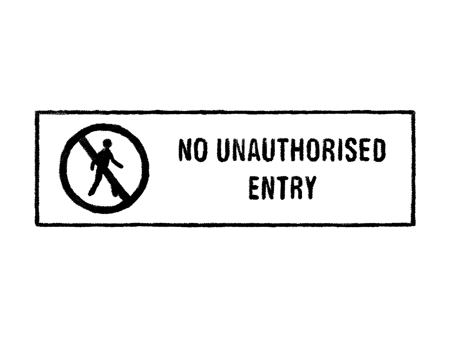 Cover of No Unauthorised Entry, a short story